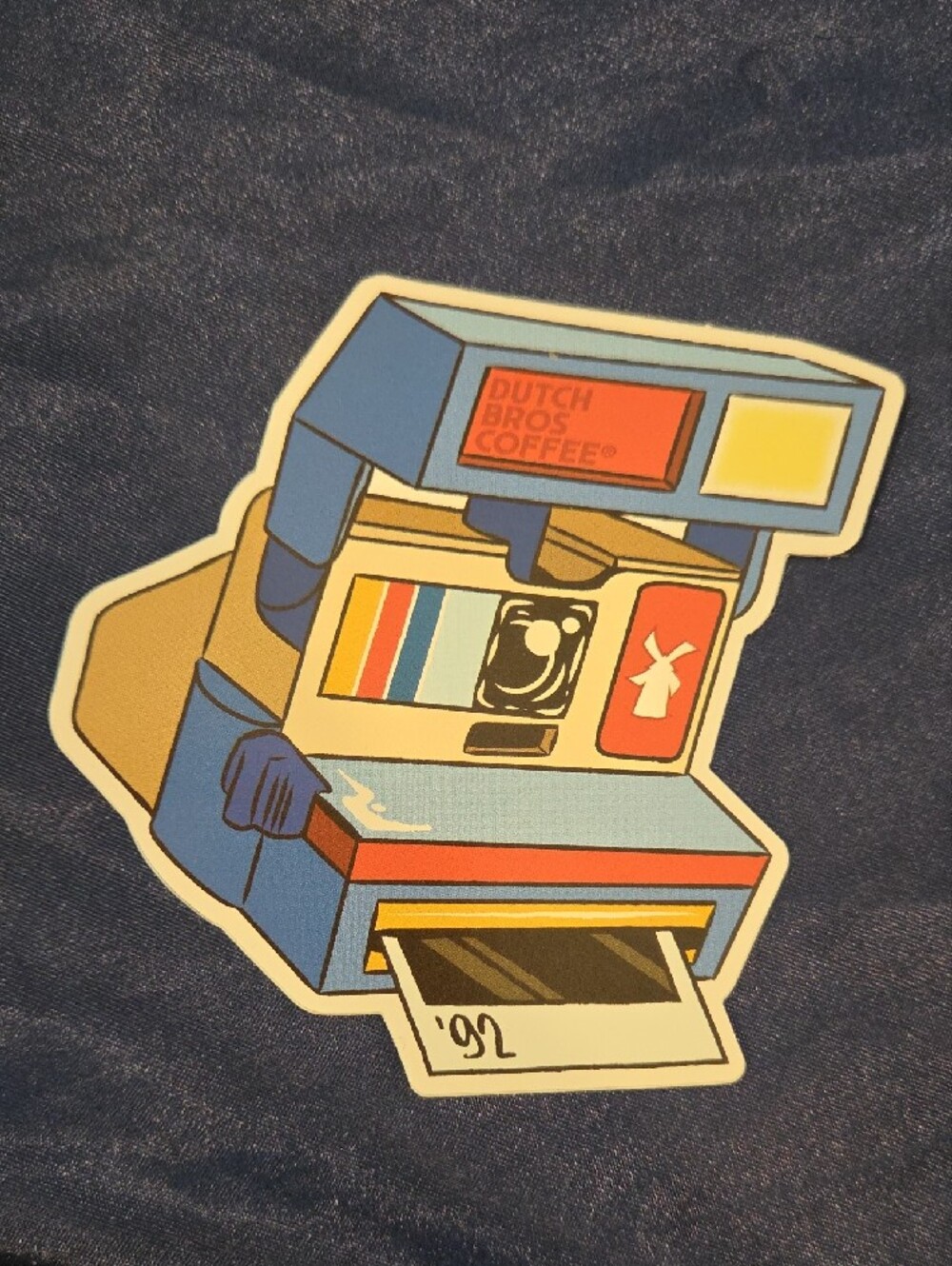 Dutch Bros Retro Camera Sticker - Picture 5 of 5